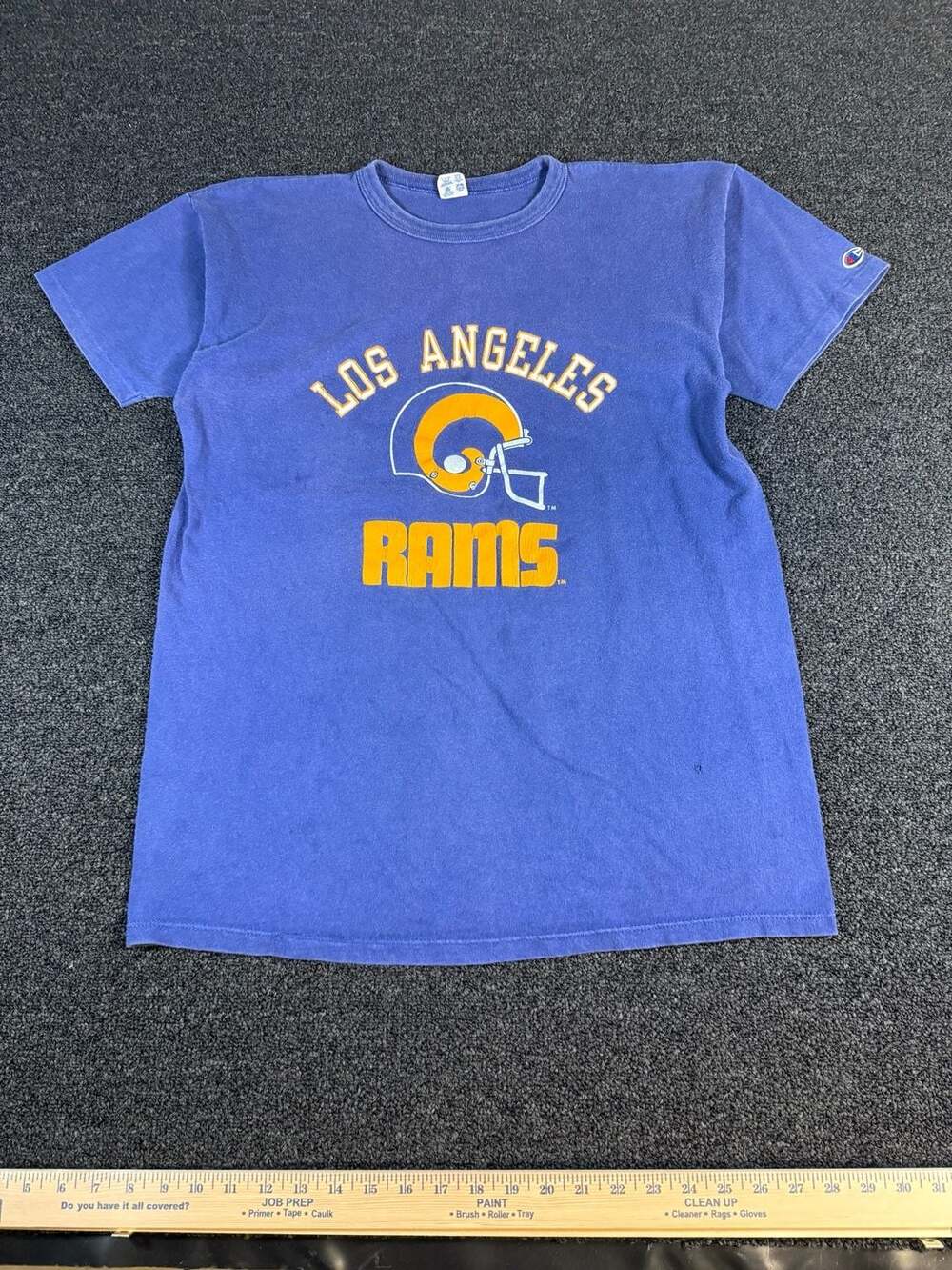 Vintage 80s Champion Los Angeles Rams NFL T-Shirt XL Single Stitch Made in USA